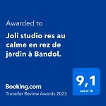 Joli Studio Res Au Calme En Rez De Jardin A Bandol.
