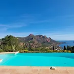 Villa For 14 People Saint-Raphael Private Pool Sea View