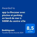App Le Rocazur Avec Piscine Et Parking En Bord De Mer A 500M Du Centre Ville