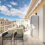 Juan Les Pins Entre Ciel Et Mer , Dernier Etage Avec Terrasse