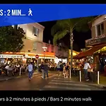 Impeccable 3 Pieces Avec Balcons, La Plage A 50M Juan Les Pins Proche Cannes