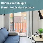 L'Horloge II - 2 Pieces - 15 Min Palais - Cannes