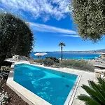 Luxury Villa At Mont Boron, Swimming Pool Overviewing The Bay