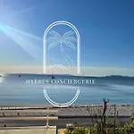 Hyeres Plage Bona 1 Chambre Lit Superposes Parking Wifi Pieds Dans L'Eau By Hc