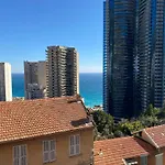 Luxurious Flat At 5 Min By Walk To Monaco, Free Parking And Sea View