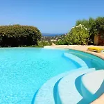 4-Star Private Villa With Heated Pool And Panoramic Sea View At Gulf De Saint Tropez