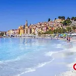 Studio Renove Avec Terrasse, Climatisation Et Parking A Menton - Fr-1-647-42
