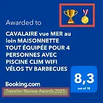 Cavalaire Vue Mer Au Loin Maisonnette Tout Equipee Pour 4 Personnes Avec Piscine Clim Wifi Velos Tv Barbecues
