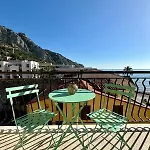 Sea View Studio With Balcony, Near Italy & Monaco