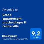 Grand Appartement Proche Plages & Centre Ville