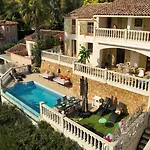 Villa Soleil - Vue Mer Et Montagne - Piscine Privee, Tennis, Acces Plage A Pied