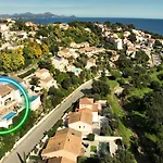 Villa Soleil - Vue Mer Et Montagne - Piscine Privee, Tennis, Acces Plage A Pied