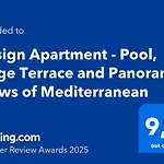 Design Apartment - Pool, Large Terrace And Panoramic Views Of Mediterranean