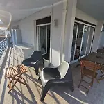 Juan-Les-Pins, Superbe Studio Vue Mer Grande Terrace Cuisine Separee