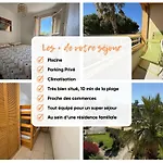 Superbe T2 Climatise Avec Piscine-Parking-Balcon