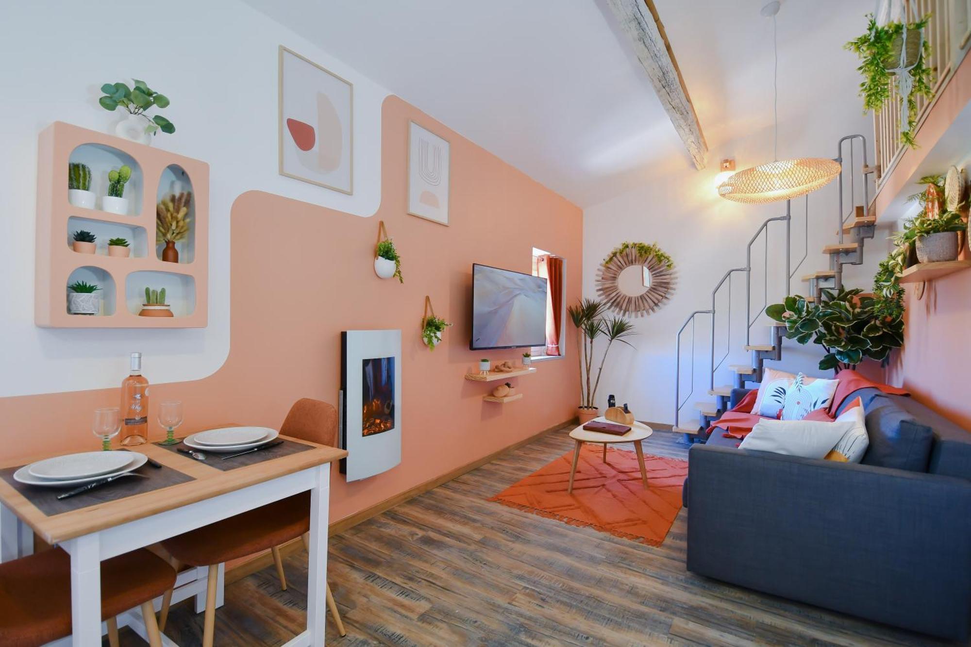 L'oasis H24, Atypique, Port, Plage, Fibre, Netflix 아파트