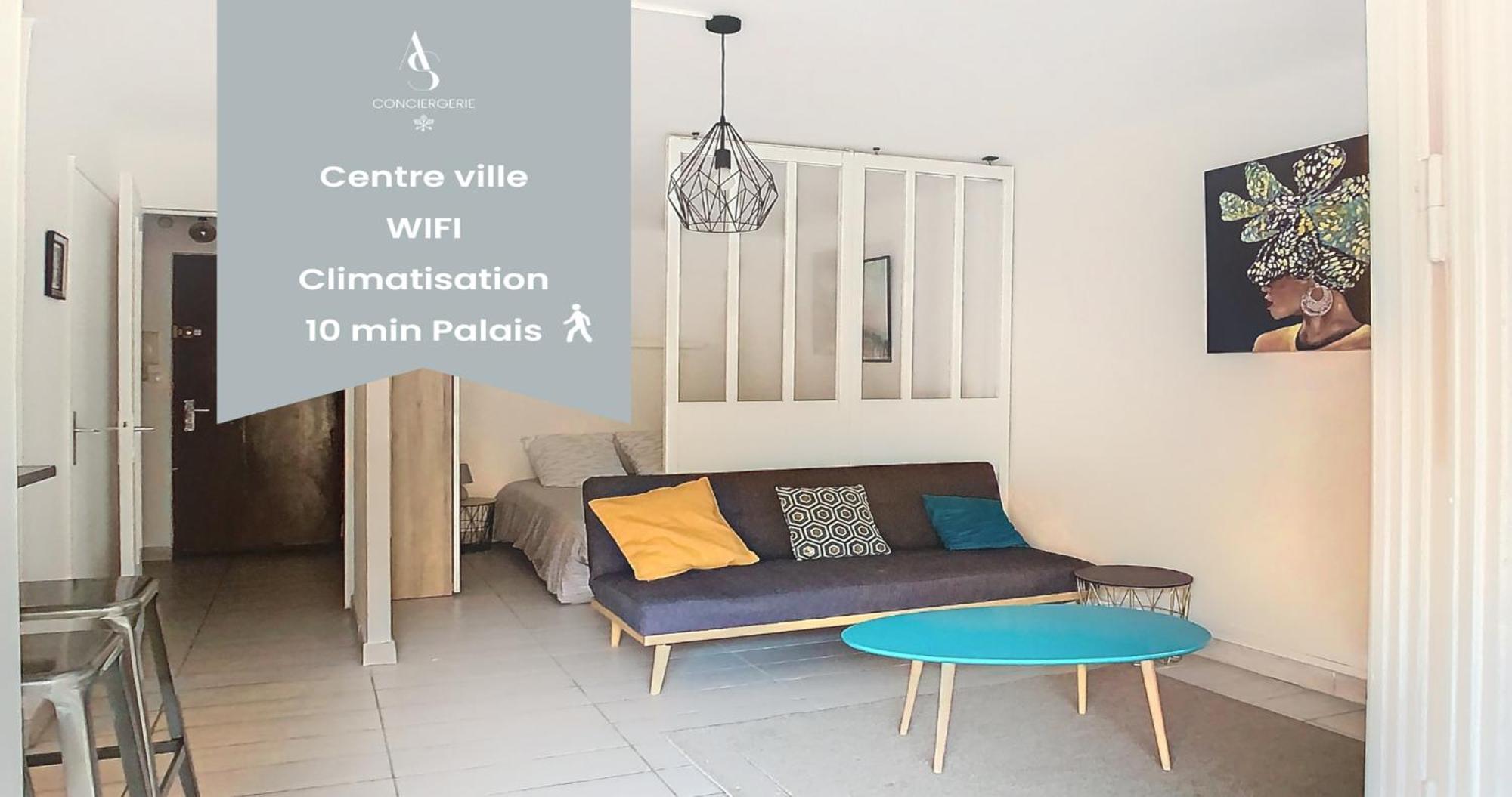 Palladium - 40m2 - 10 Min Palais - Climatise