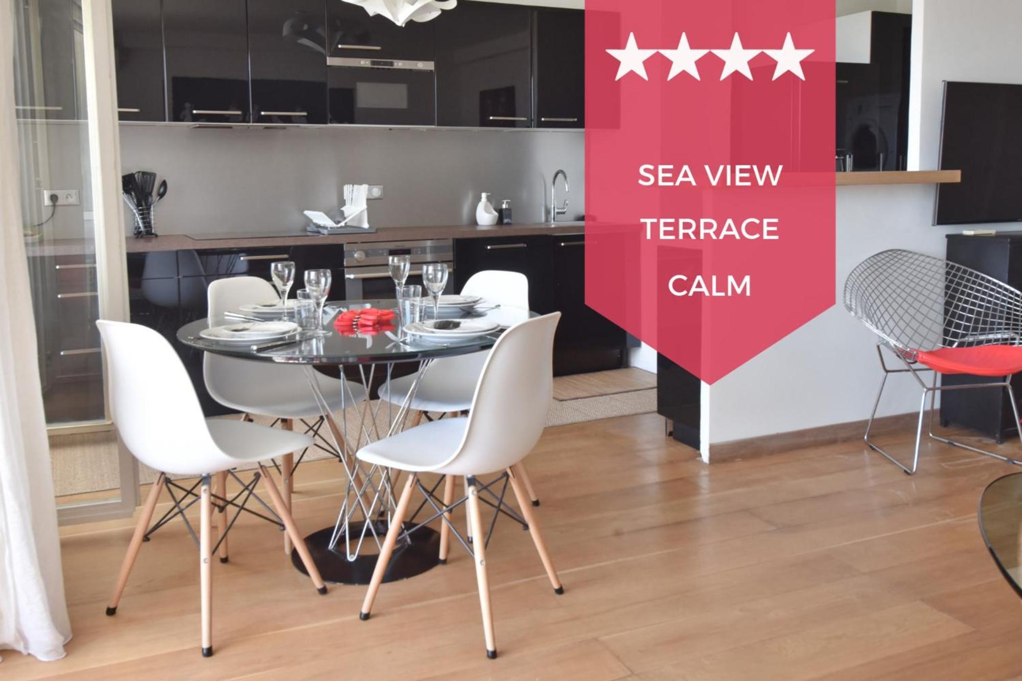 1-br Sea View Steps From Beaches Cannes